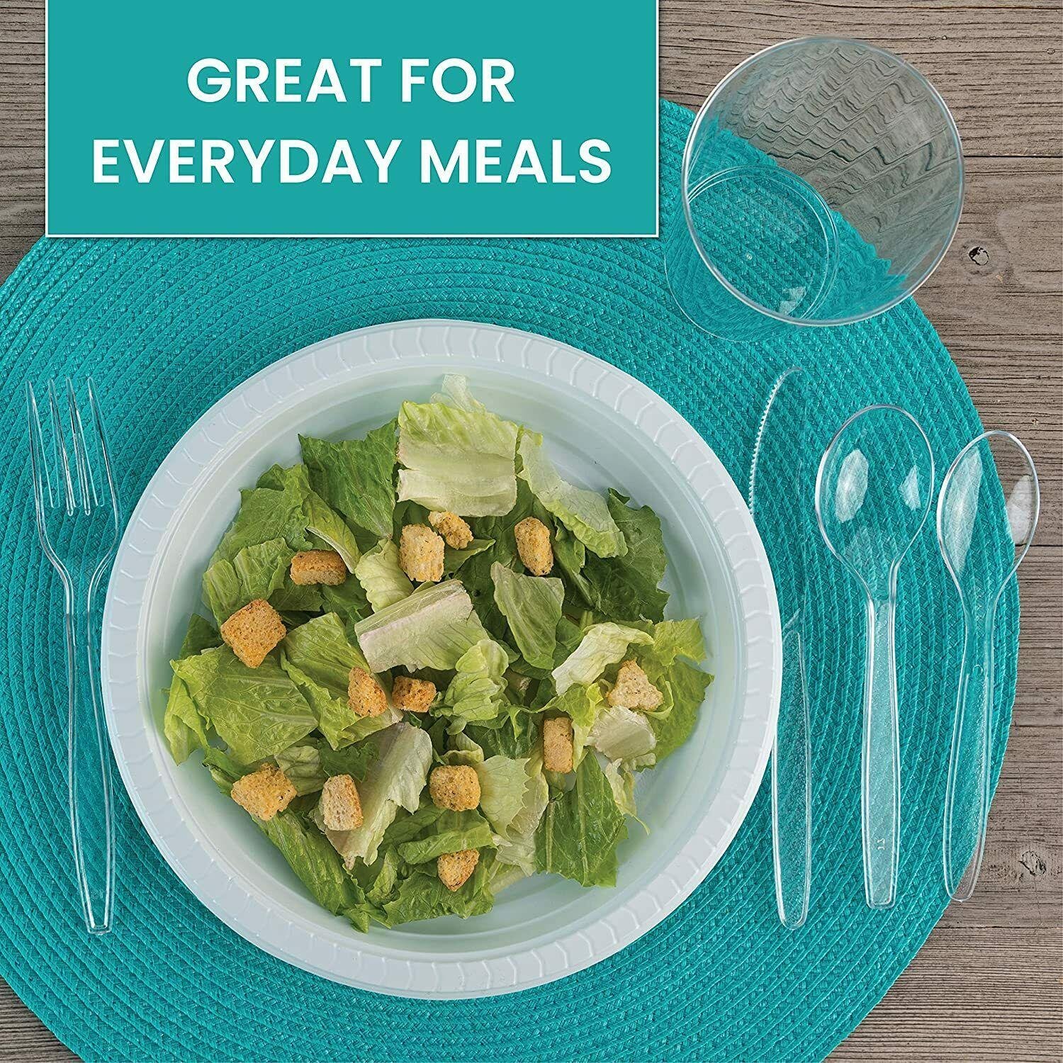 7 inch White Foam Disposable Party Paper Plates For Party Pack Of 100 - Image 4