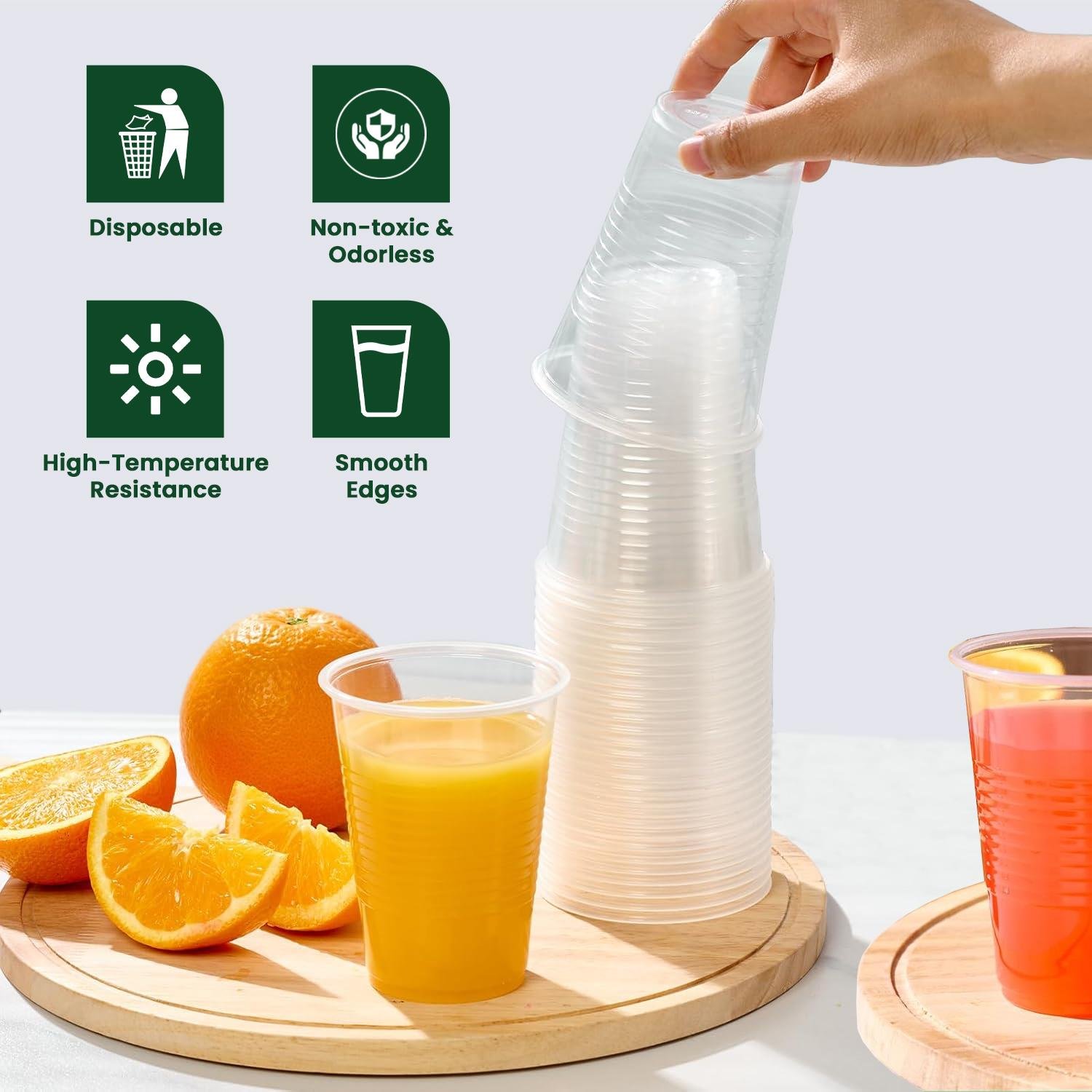 7oz(207ml) Clear Plastic Vending Cups - Image 3