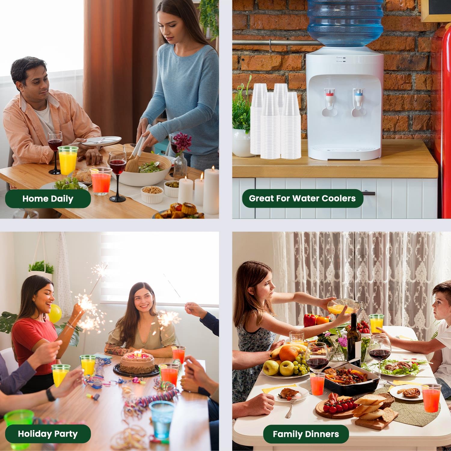 7oz(207ml) Clear Plastic Vending Cups - Image 4