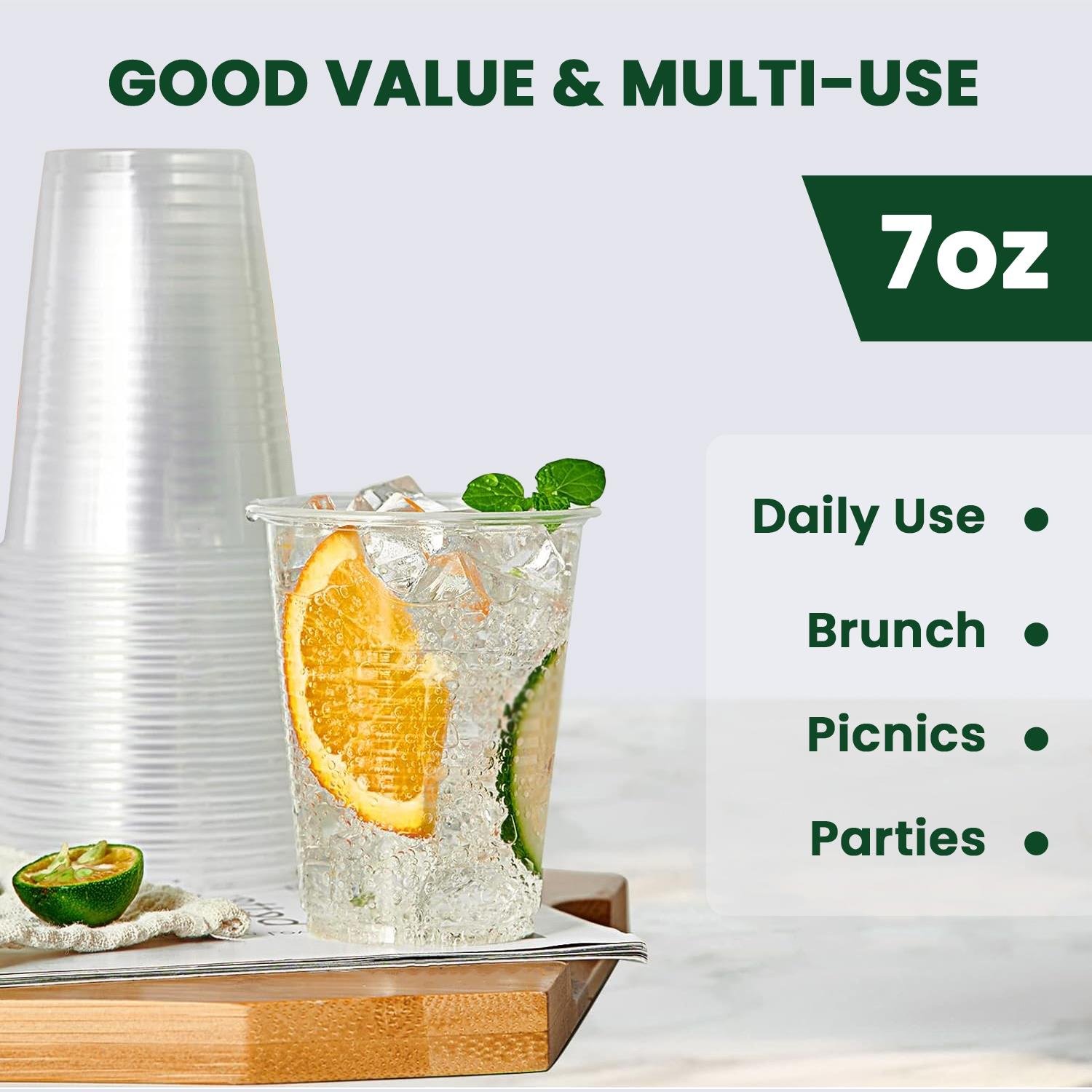 7oz(207ml) Clear Plastic Vending Cups - Image 7