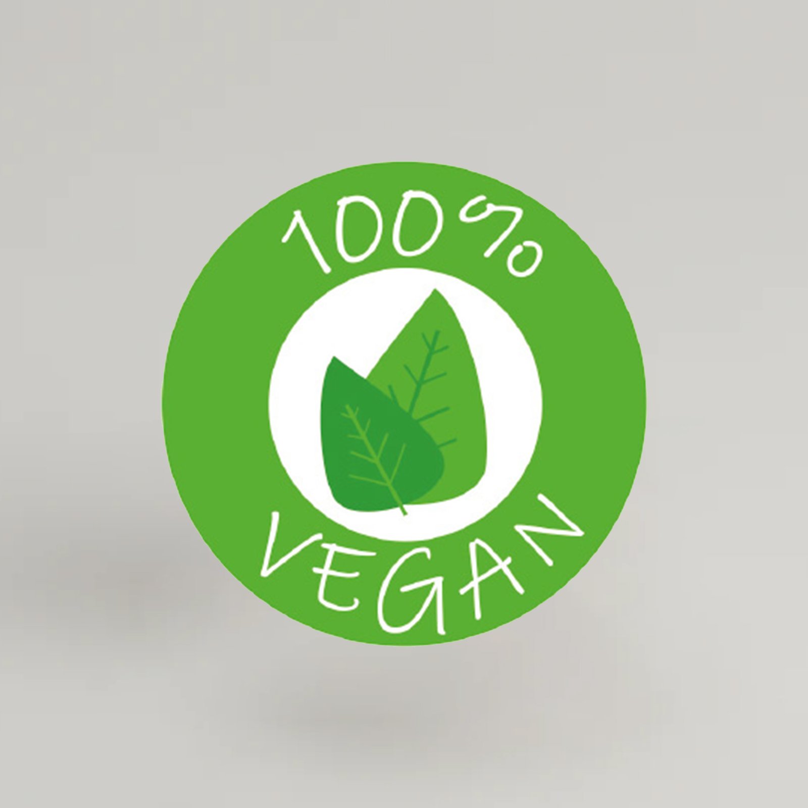 25mm Vegan Food Labels / Stickers