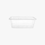 750ml Clear Microwavable Meal Prep Plastic Containers With Lid