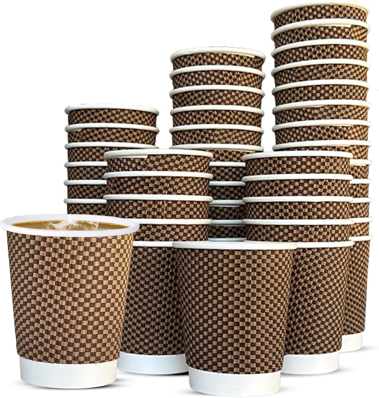 8oz Premium VIP Chex Ripple Paper Coffee Cups - Image 9
