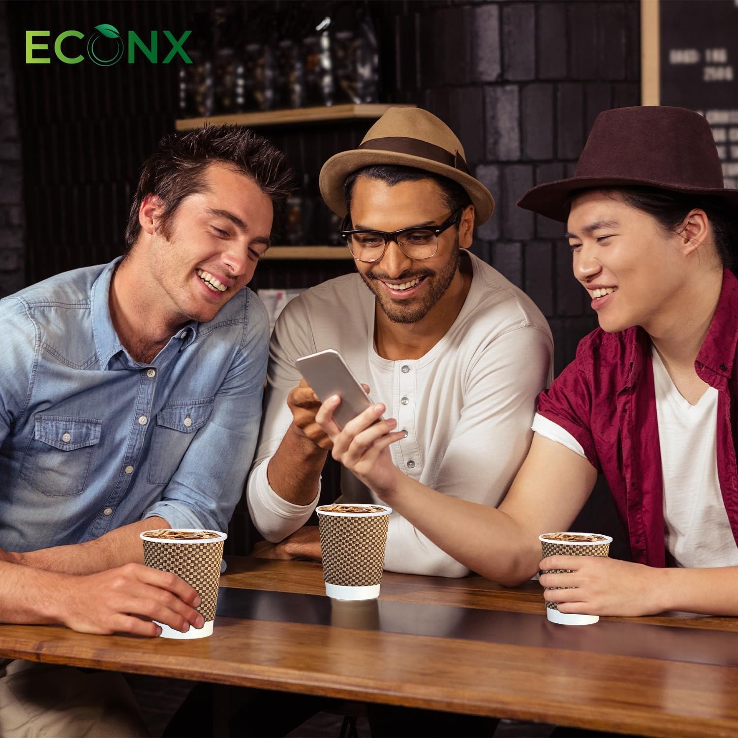 8oz Premium VIP Chex Ripple Paper Coffee Cups - Image 8