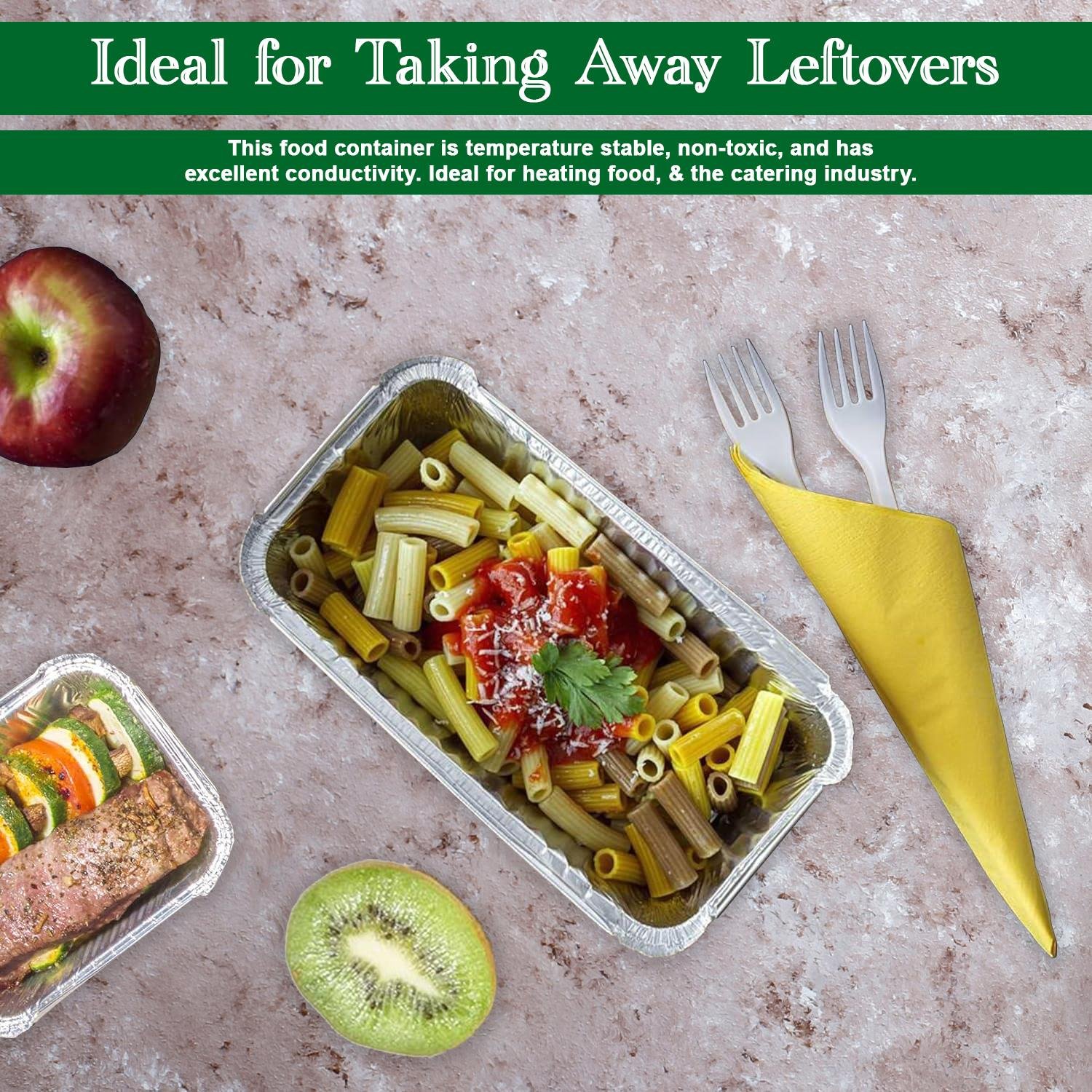 No. 6A Aluminium Foil Container - Rectangular - Image 4