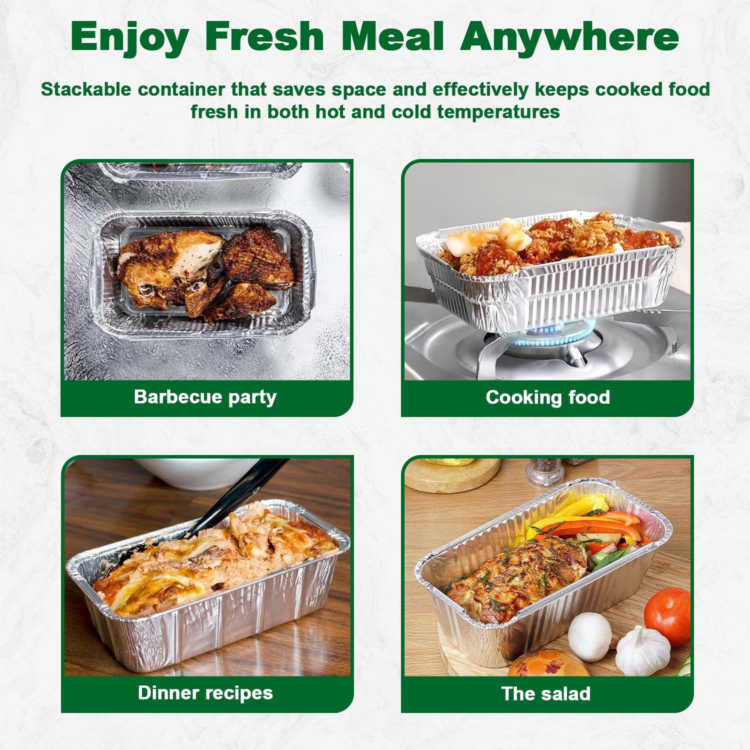 No. 6A Aluminium Foil Container - Rectangular - Image 6