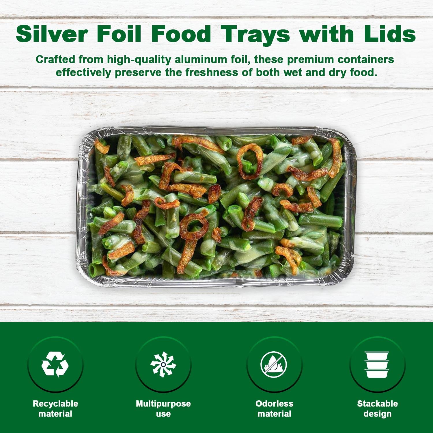 No. 6A Aluminium Foil Container - Rectangular - Image 7