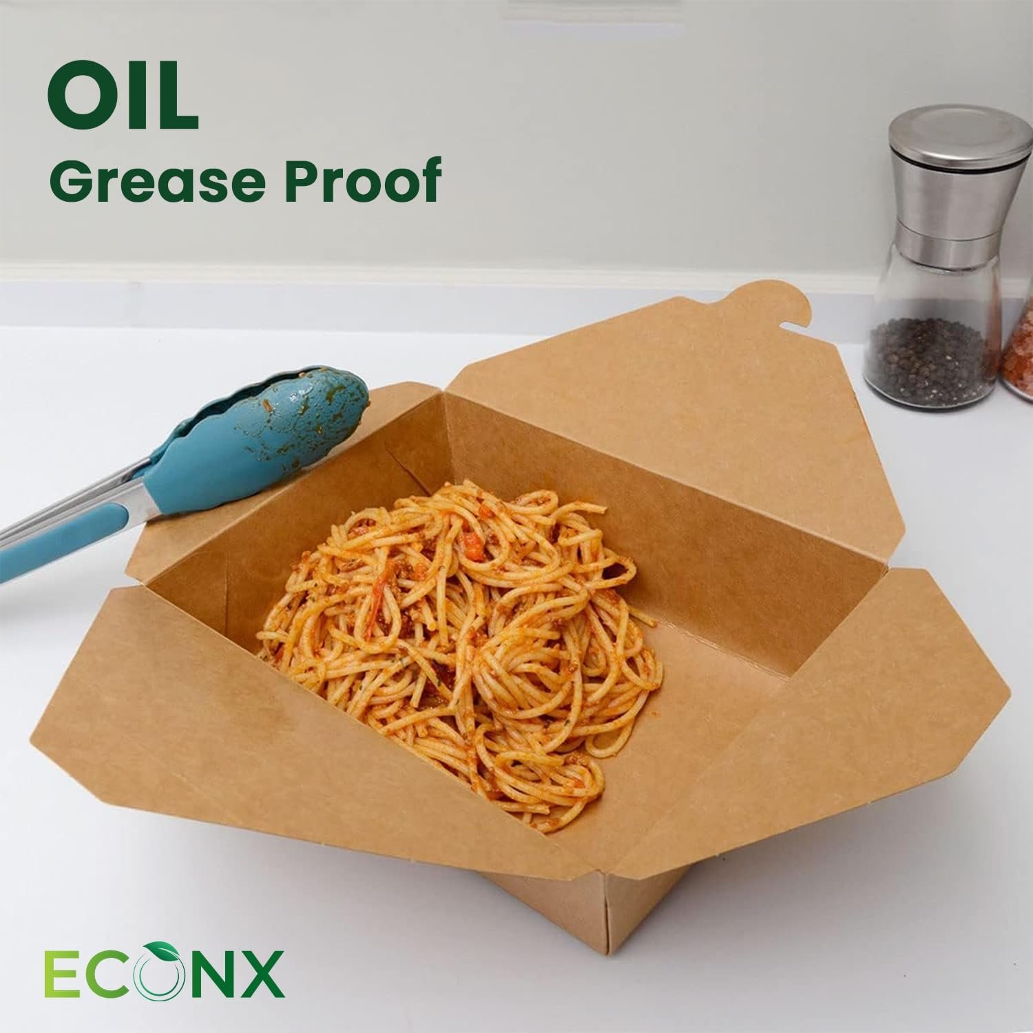 No.8 Leak Proof Kraft Deli Box 49oz - Image 7