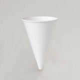 4oz Paper Water Cone Cups White