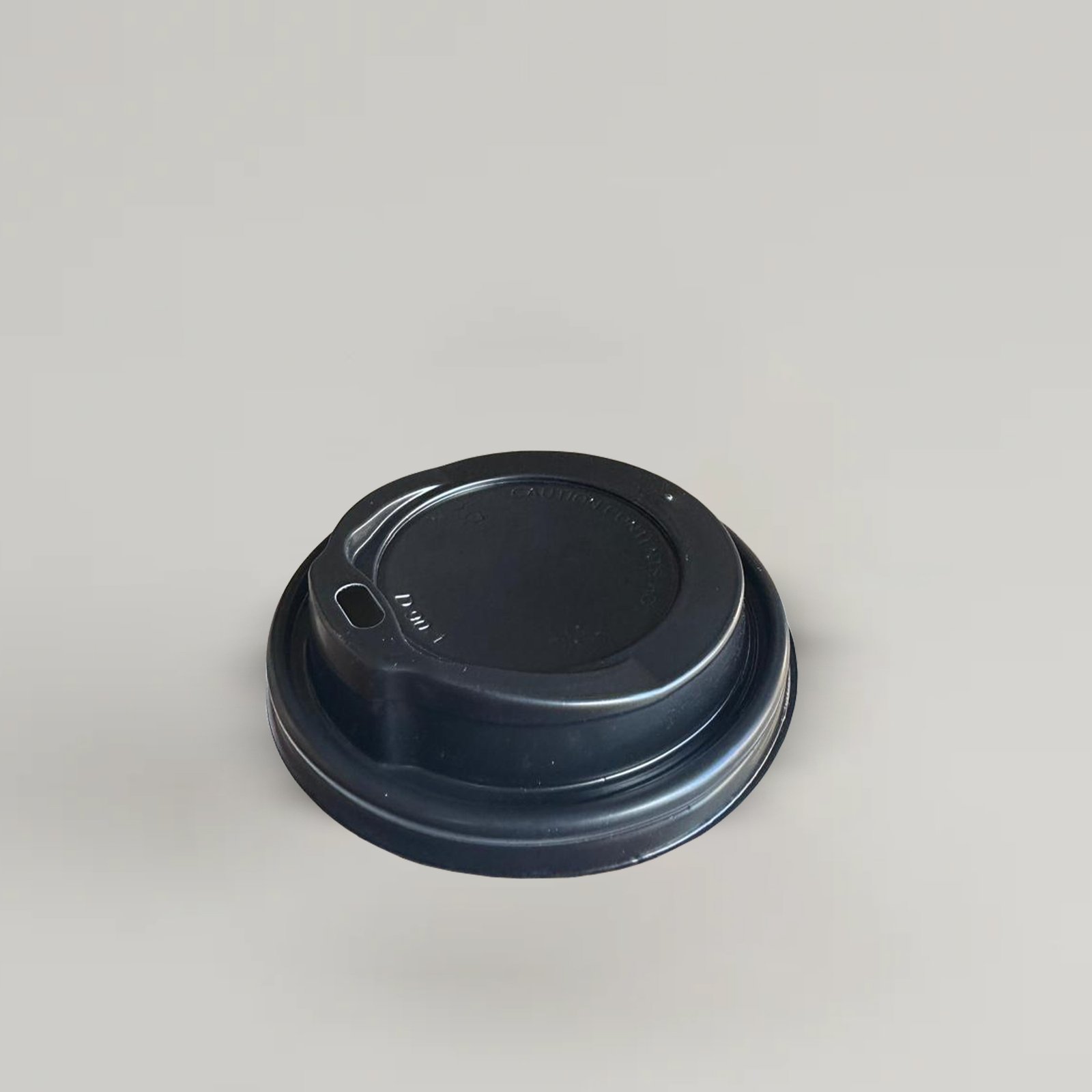 Black Coffee Cups Lids To Fit 8oz Cups - 80mm