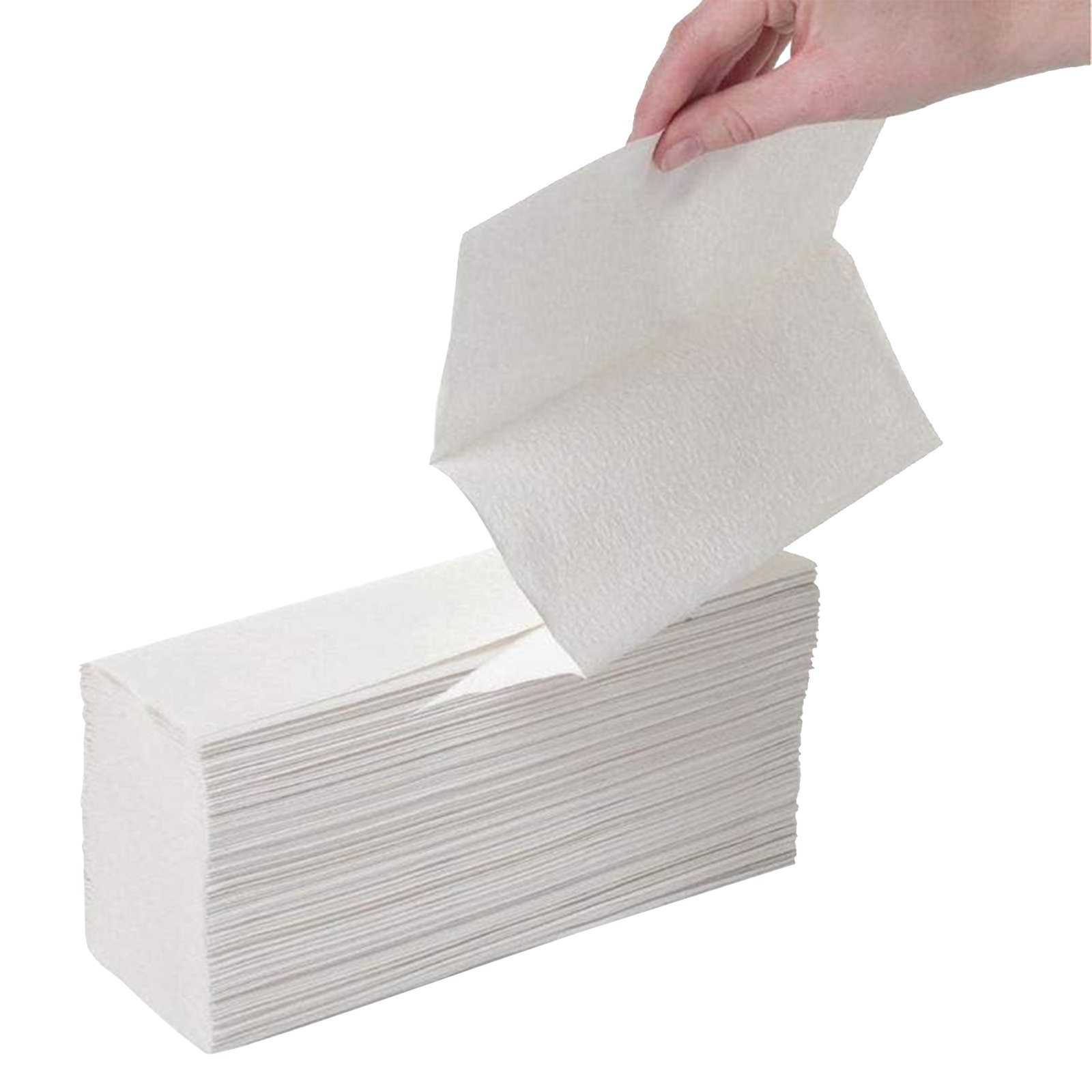 White Z Fold Paper Hand Towels - 2 Ply - Image 3
