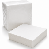 33cm 2-Ply White Paper Napkins 4 Fold