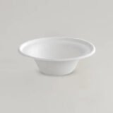 7oz White Round Bagasse Bowls
