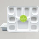 9 Compartment Rectangular Bagasse Plates