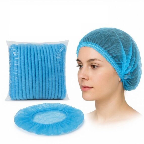 Netclean Caps Disposable Hair Net Caps / Mob Cap Blue – 1000pk – ECONX