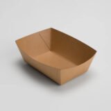 Small Kraft Greaseproof Food Tray
