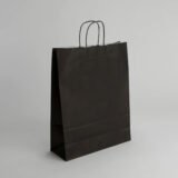 Black Paper Bags With Twisted Handles Large