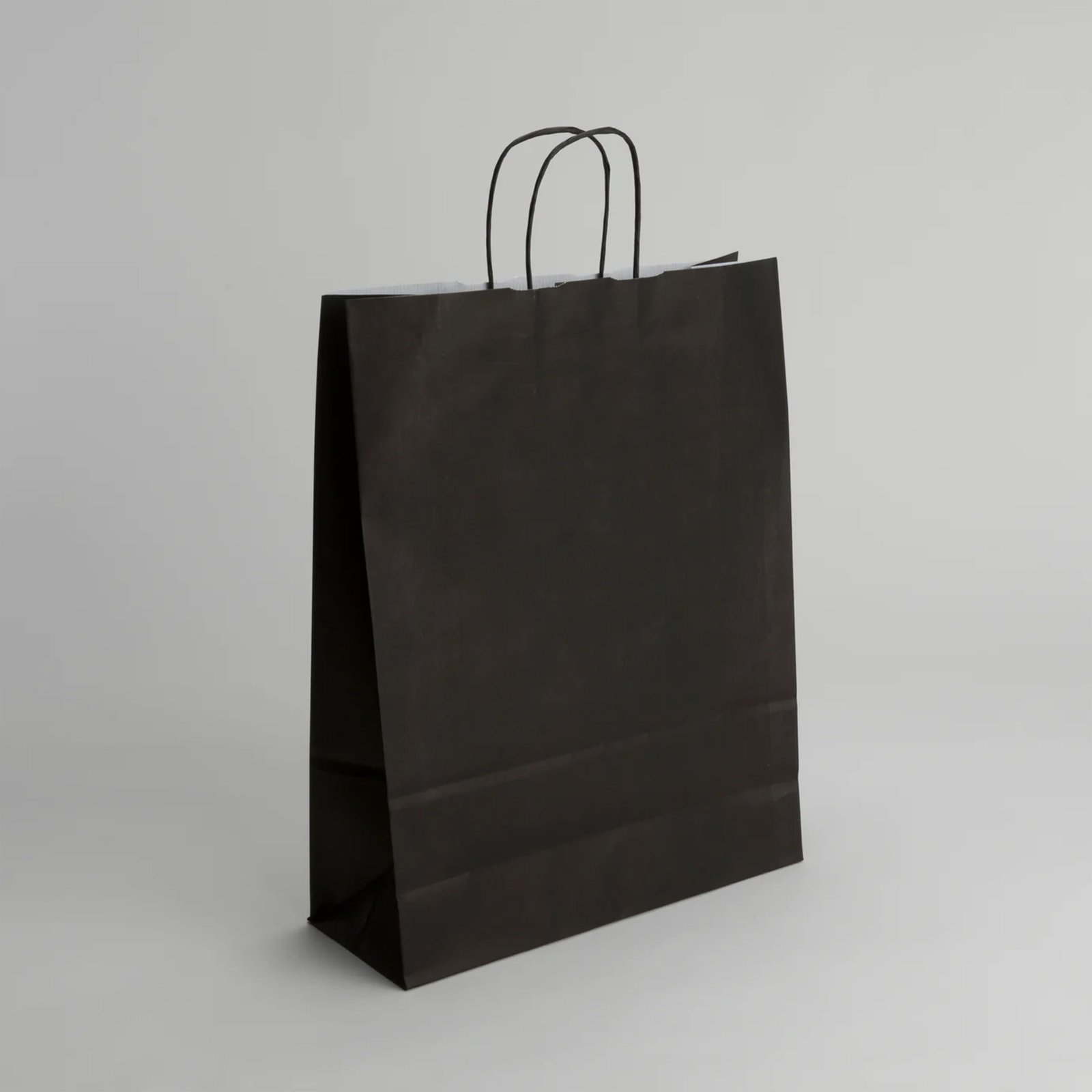 Black Paper Bags With Twisted Handles Large