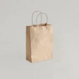 Small Kraft Takeaway Carrier Bag With Twisted Handles