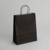 Black Paper Bags With Twisted Handles Small