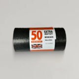 Heavy Duty Black Refuse Sacks Bin Liner - 50L