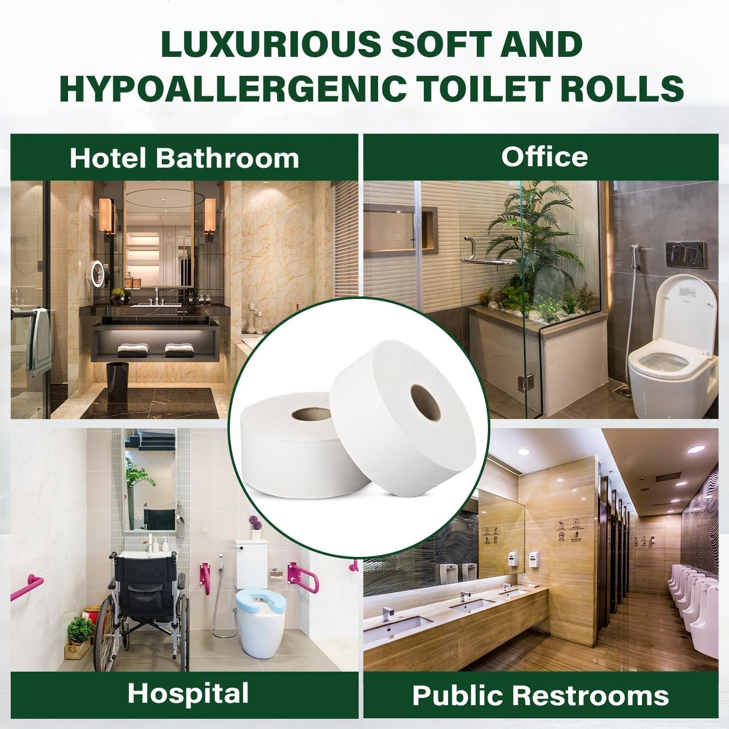 Mini Jumbo Toilet Roll 60mm Core 150M -12 Rolls - Image 6