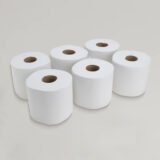 2 Ply Centre Feed Embossed White Roll 400 Sheets - 6 Roll