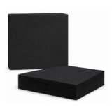 33cm 2-Ply Black Paper Napkins 4 Fold
